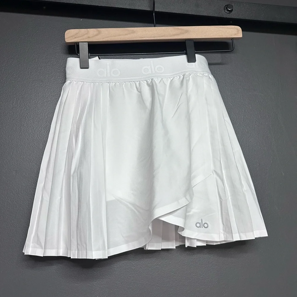 NWOT ALO Aces Tennis Skirt White XS